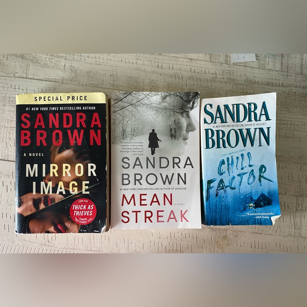 Set of Three Sandra Brown Paperbacks